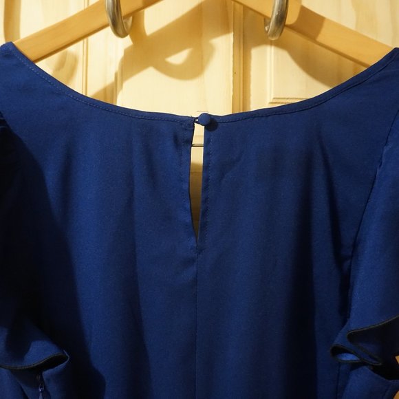 Express Ruffle Front Dress - Picture 7 of 8